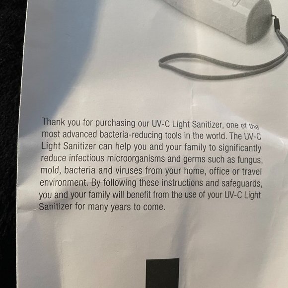 Travel Wand Sanitizer NEW in box with directions, kills germs in 10-30 seconds - Picture 14 of 16